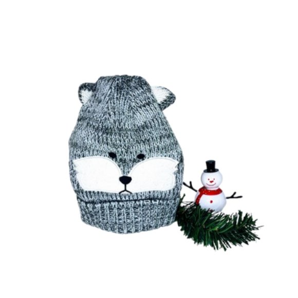 #K8 Grey Fox Winter Hat - Picture 2 of 6